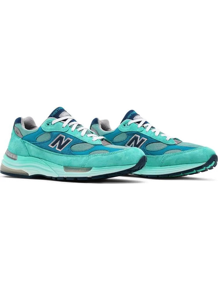 Кроссовки New Balance 992 Made in USA 'Blue Silver Metallic' — изображение 8 из 8, синий
