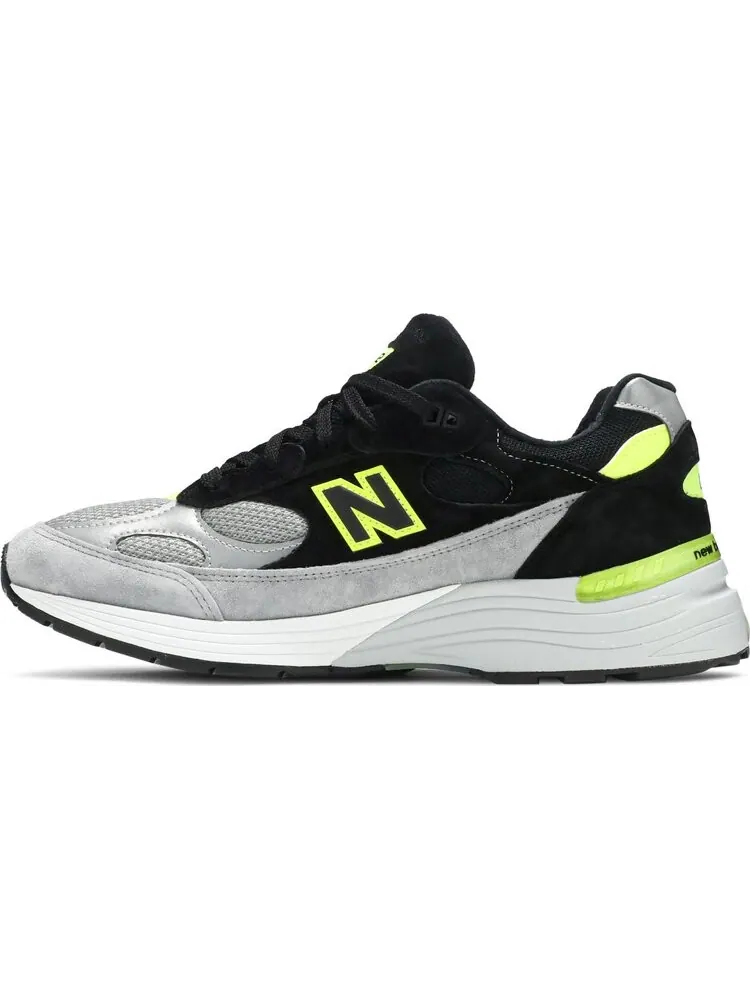 Кроссовки New Balance 992 Made in USA 'Black Grey Volt' — изображение 3 из 8, черный