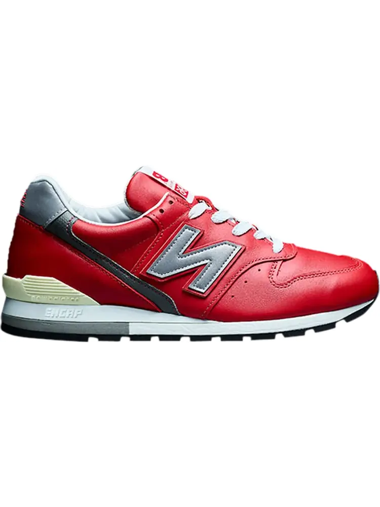 Кроссовки New Balance 996 'Smooth Leather Red' — изображение 1 из 1, красный