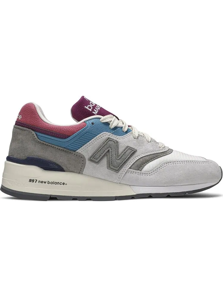 Лимитированные кроссовки New Balance Aimé Leon Dore x 997 'Mulberry Purple' — изображение 1 из 8, серый