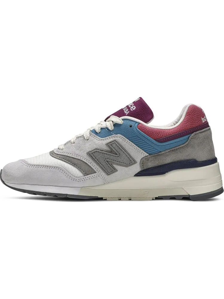 Лимитированные кроссовки New Balance Aimé Leon Dore x 997 'Mulberry Purple' — изображение 3 из 8, серый