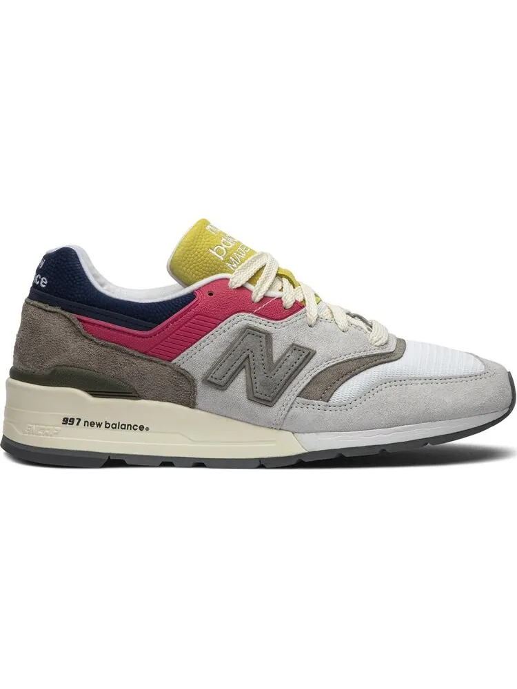 Кроссовки New Balance Aimé Leon Dore x 997 'Canary Yellow' — изображение 1 из 8, серый