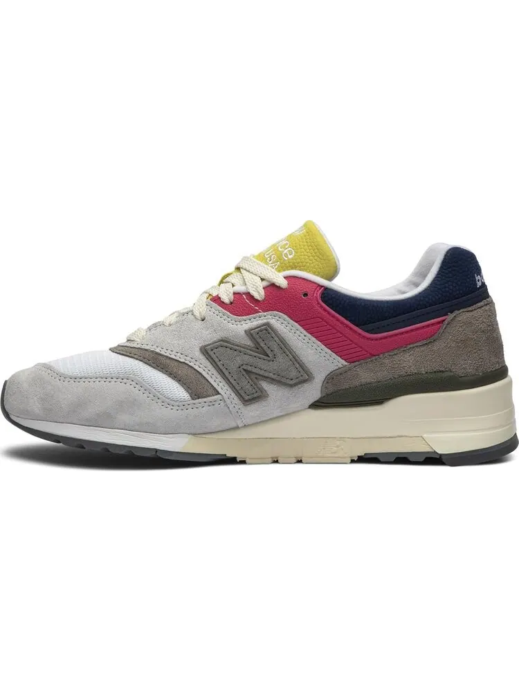 Кроссовки New Balance Aimé Leon Dore x 997 'Canary Yellow' — изображение 3 из 8, серый
