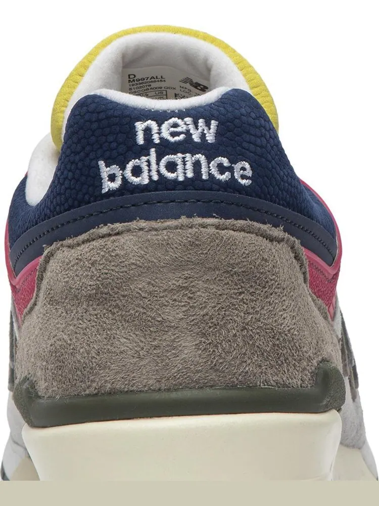 Кроссовки New Balance Aimé Leon Dore x 997 'Canary Yellow' — изображение 7 из 8, серый