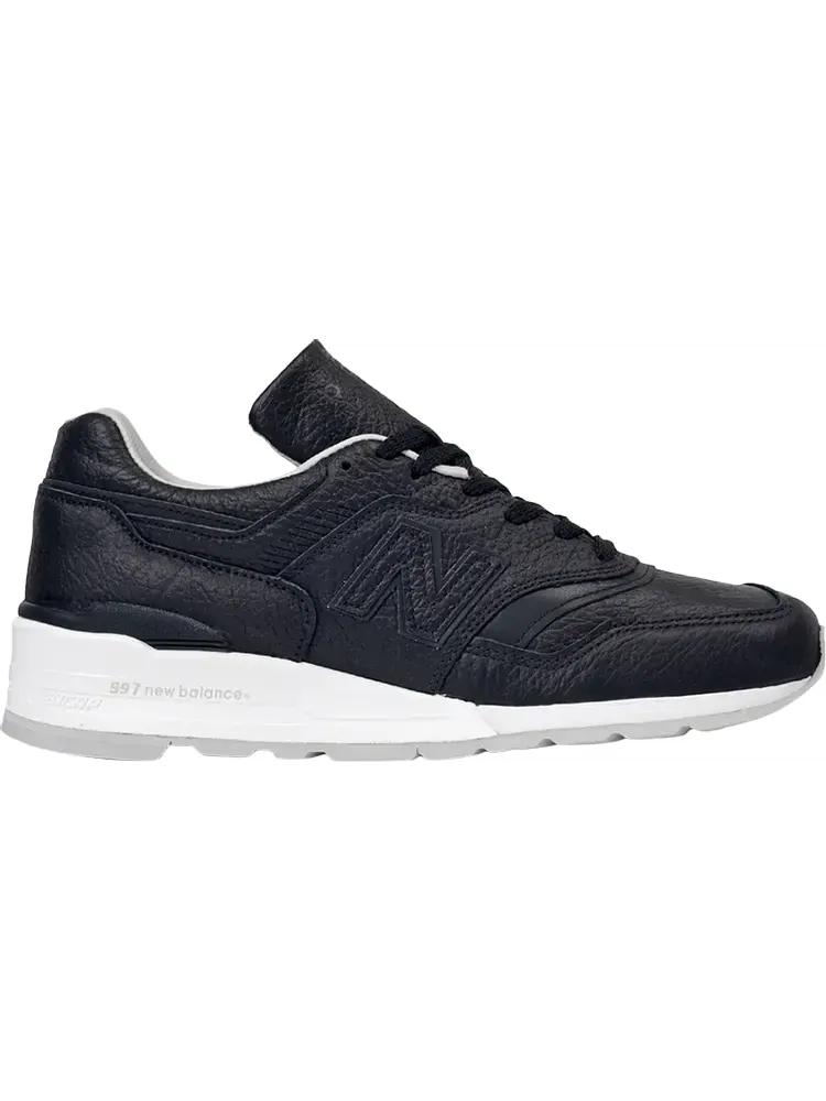 Кроссовки New Balance 997 Leather 'Bison Capsule - Black' — изображение 1 из 1, черный
