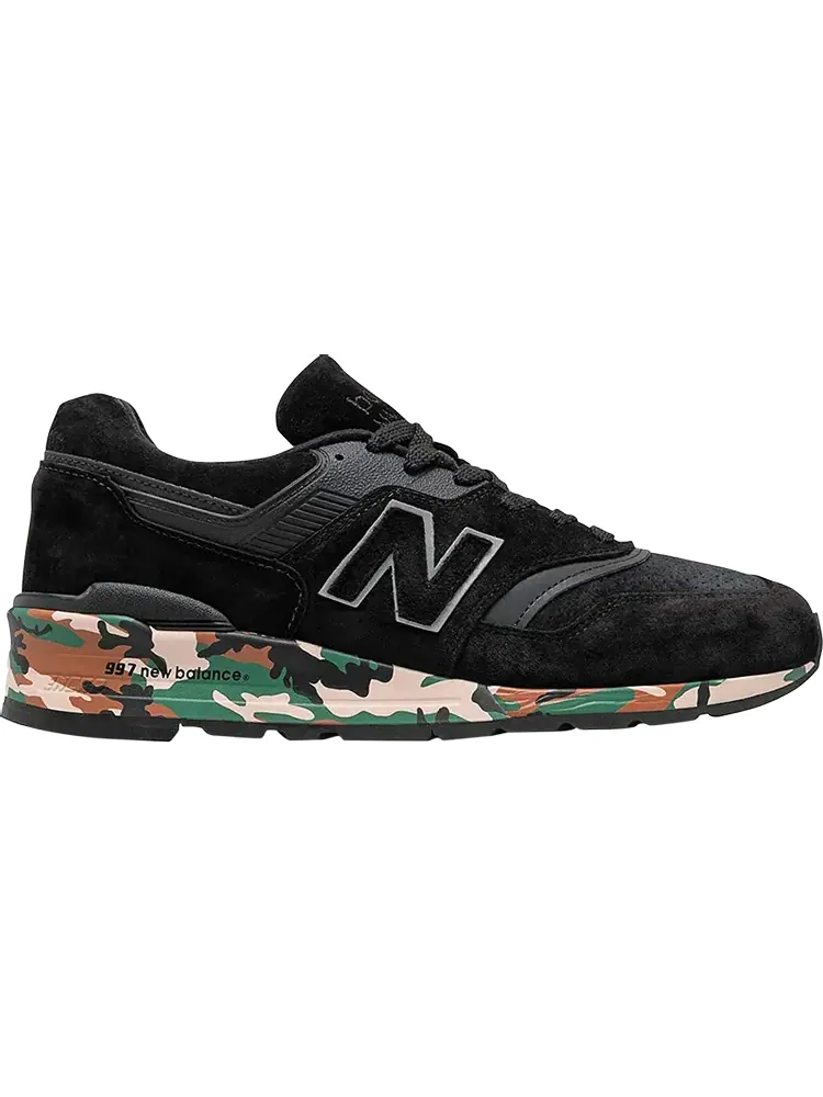 Кроссовки New Balance 997 Made In USA 'Military Pack' — изображение 1 из 1, черный