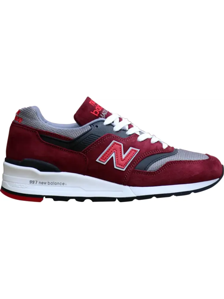 Кроссовки New Balance 997 'Burgundy' — изображение 1 из 4, красный