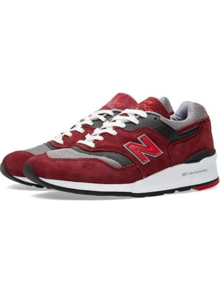 Кроссовки New Balance 997 'Burgundy' — изображение 2 из 4, красный