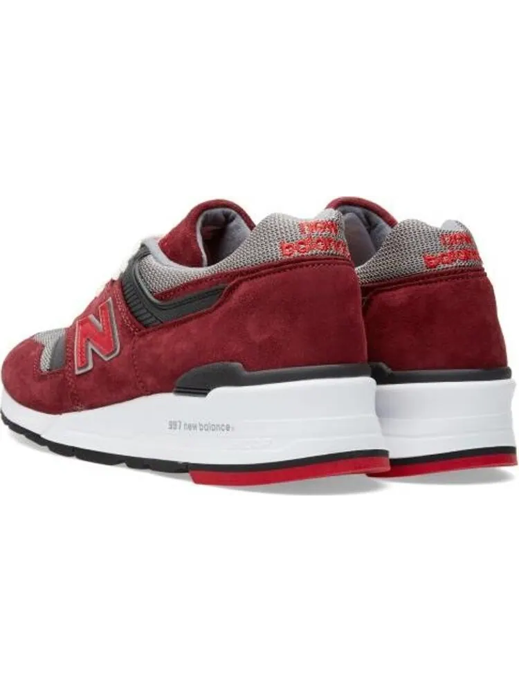 Кроссовки New Balance 997 'Burgundy' — изображение 3 из 4, красный