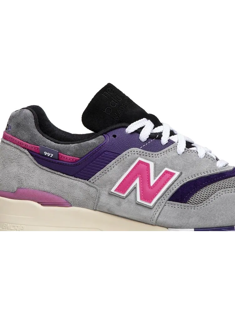 Кроссовки New Balance Kith x United Arrows & Sons x 997 'Grey Pink' — изображение 2 из 8, серый