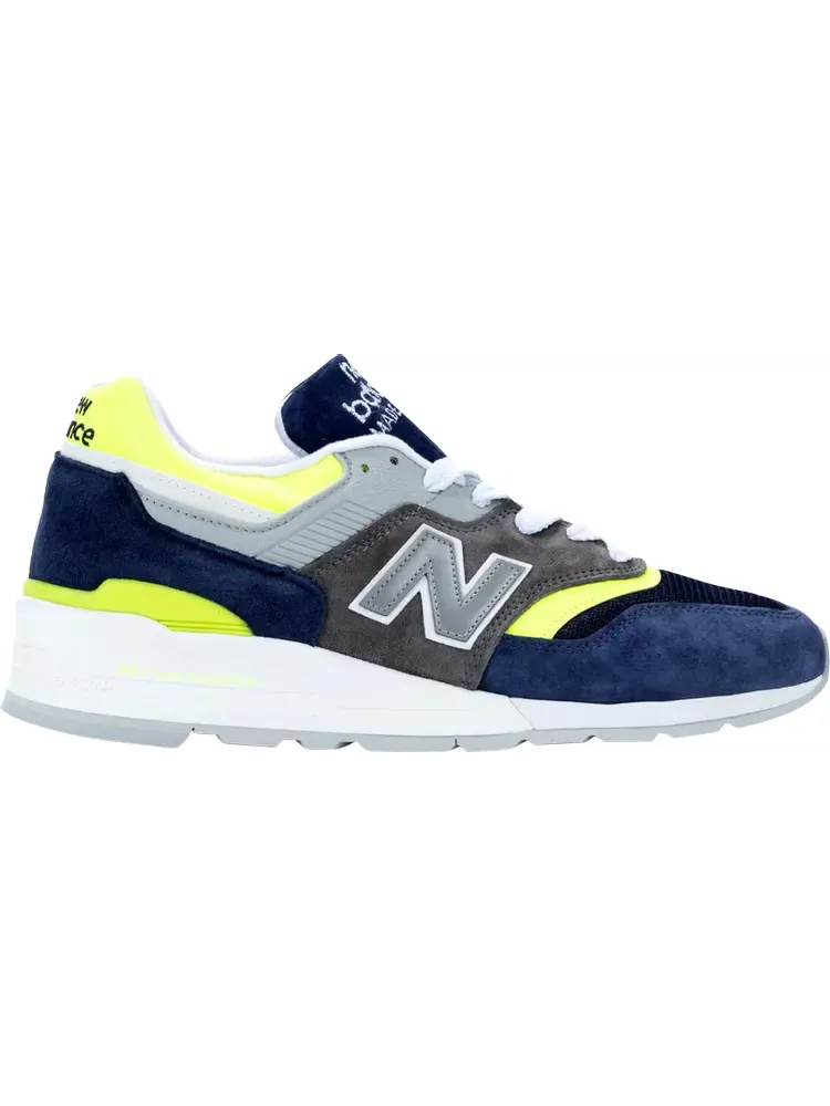 Кроссовки New Balance 997 Made In USA 'Blue Lime' — изображение 1 из 1, синий