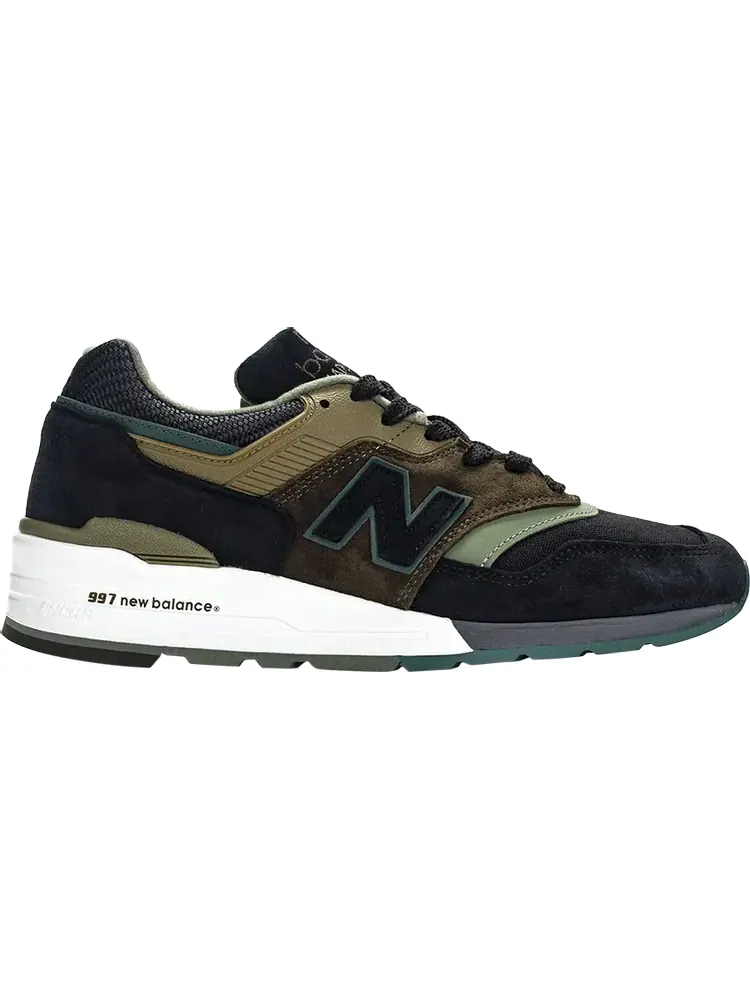 Кроссовки New Balance 997 'Black Green' — изображение 1 из 1, зеленый