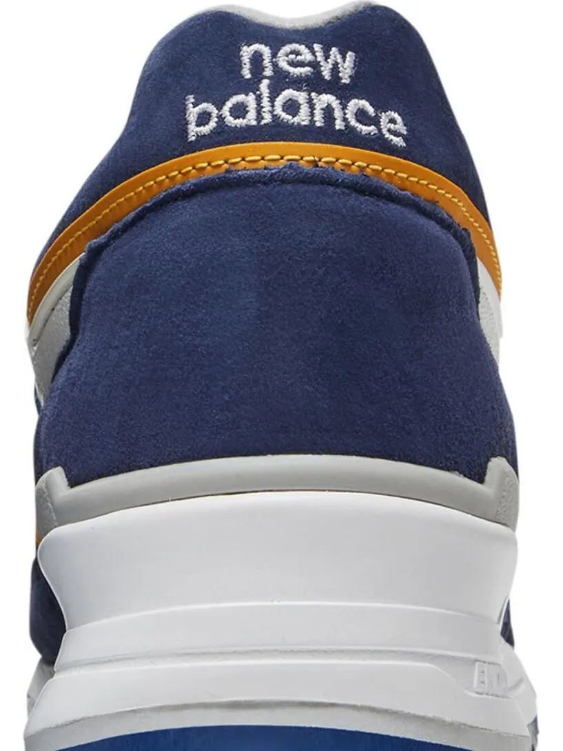 Кроссовки New Balance 997 Made in USA 'Navy Mustard' — изображение 7 из 8, синий