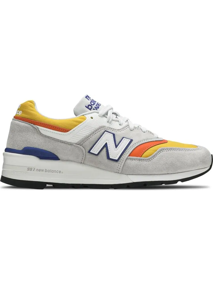 Кроссовки New Balance 997 Made In USA 'Grey Orange' — изображение 1 из 8, серый