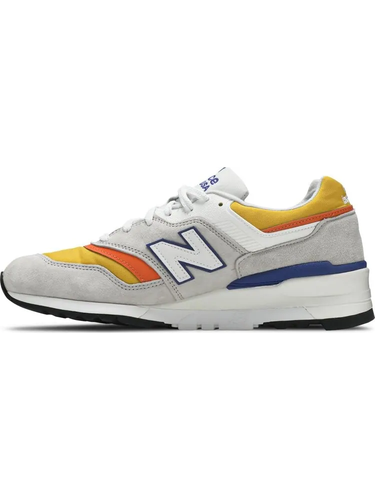Кроссовки New Balance 997 Made In USA 'Grey Orange' — изображение 3 из 8, серый