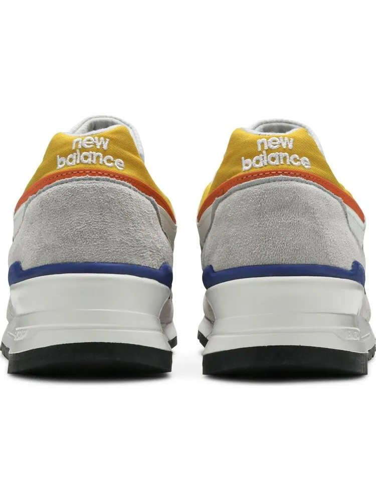 Кроссовки New Balance 997 Made In USA 'Grey Orange' — изображение 6 из 8, серый