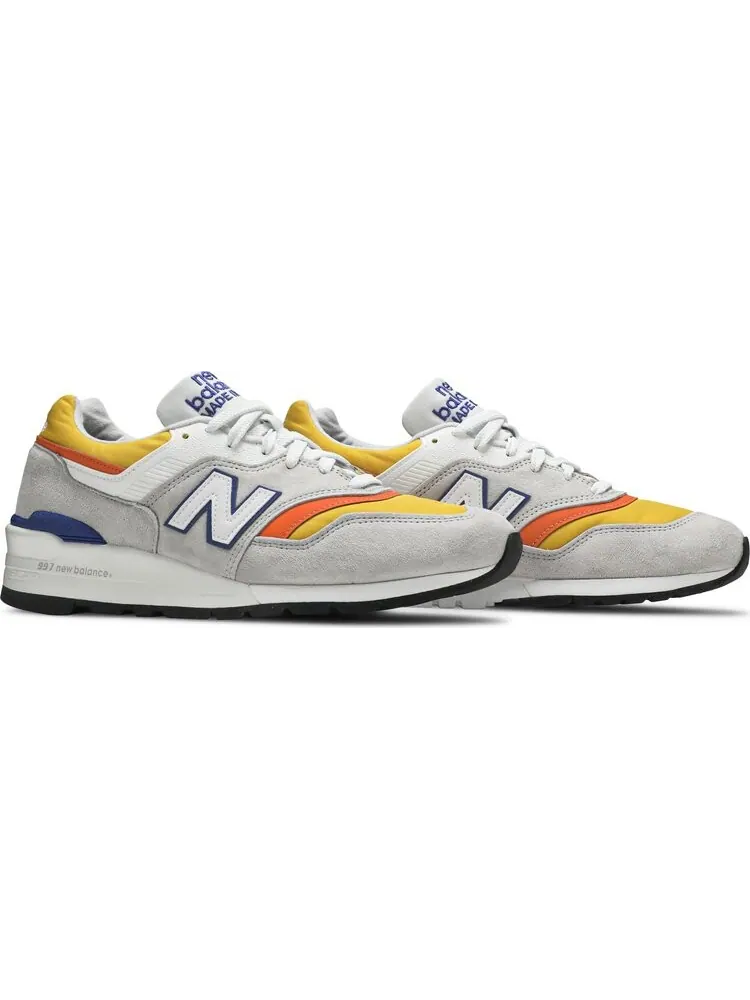 Кроссовки New Balance 997 Made In USA 'Grey Orange' — изображение 8 из 8, серый