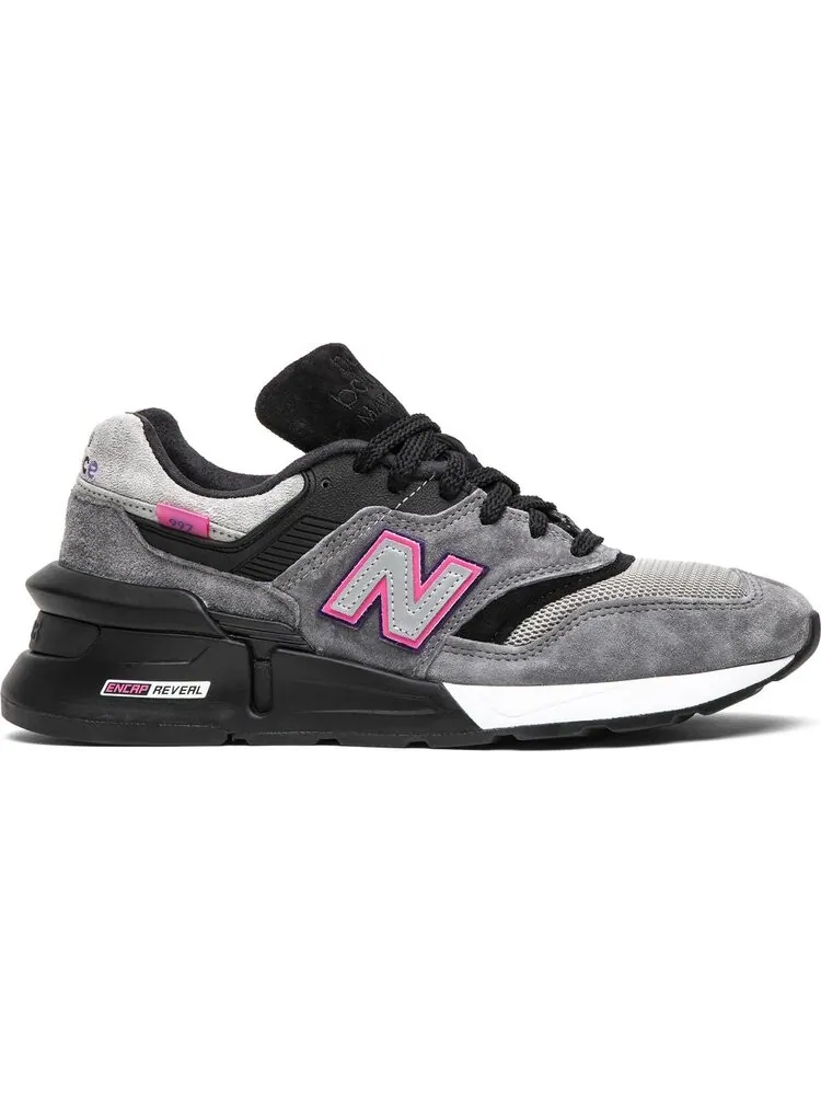 Кроссовки New Balance Kith x United Arrows & Sons x 997S Fusion 'Grey Black Pink' — изображение 1 из 8, серый