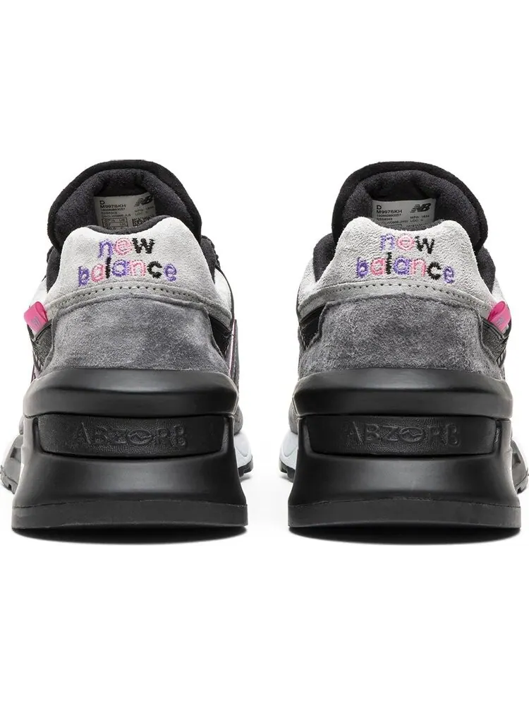 Кроссовки New Balance Kith x United Arrows & Sons x 997S Fusion 'Grey Black Pink' — изображение 6 из 8, серый
