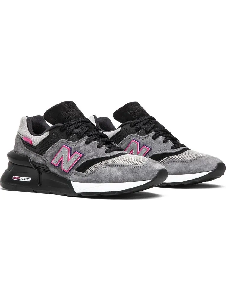 Кроссовки New Balance Kith x United Arrows & Sons x 997S Fusion 'Grey Black Pink' — изображение 8 из 8, серый