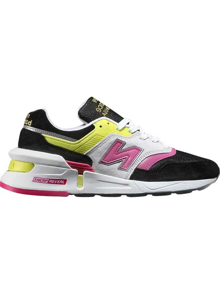 Кроссовки New Balance 997S Made In USA 'Black Pink Yellow' — изображение 1 из 1, черный