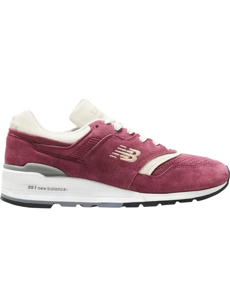 Кроссовки New Balance Todd Snyder x 997 Made In USA 'Triborough - Burgundy' — изображение 1 из 1, красный