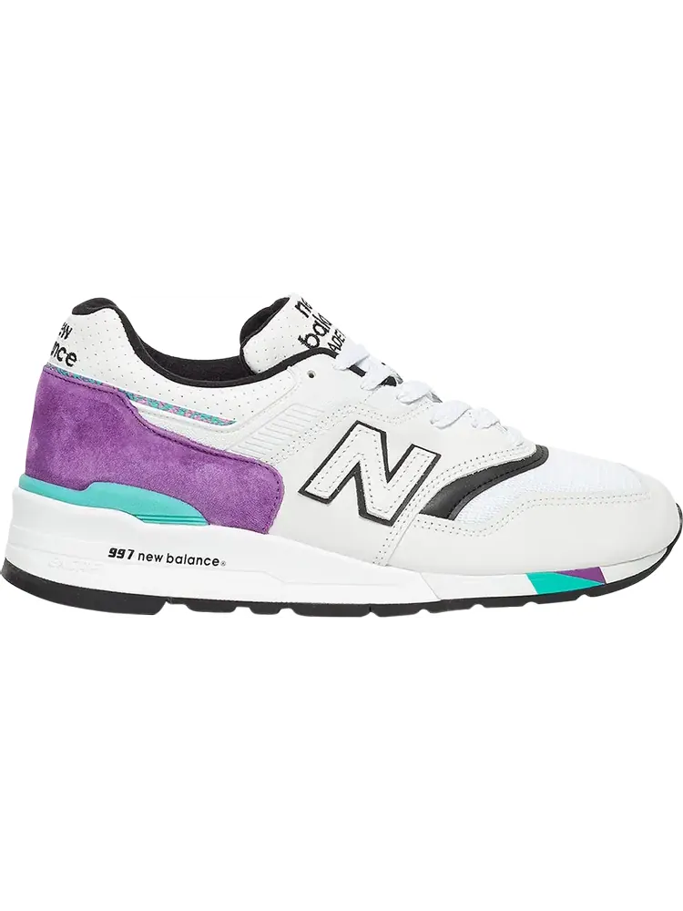 Кроссовки New Balance 997 'Purple Teal' — изображение 1 из 1, белый