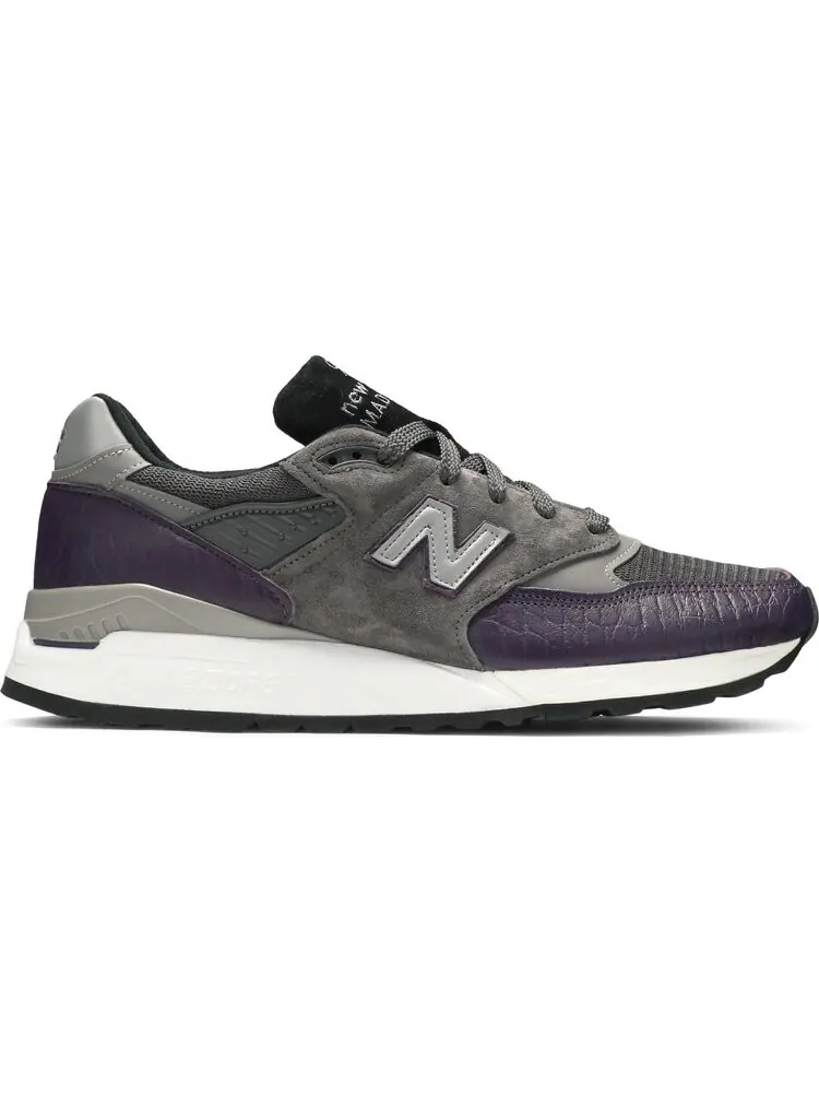 Кроссовки New Balance 998 Made in the USA 'Purple Croc' — изображение 1 из 8, фиолетовый