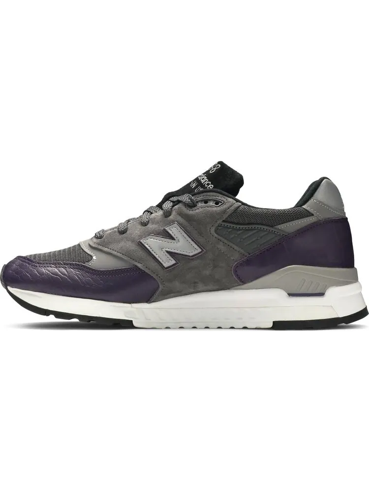 Кроссовки New Balance 998 Made in the USA 'Purple Croc' — изображение 3 из 8, фиолетовый