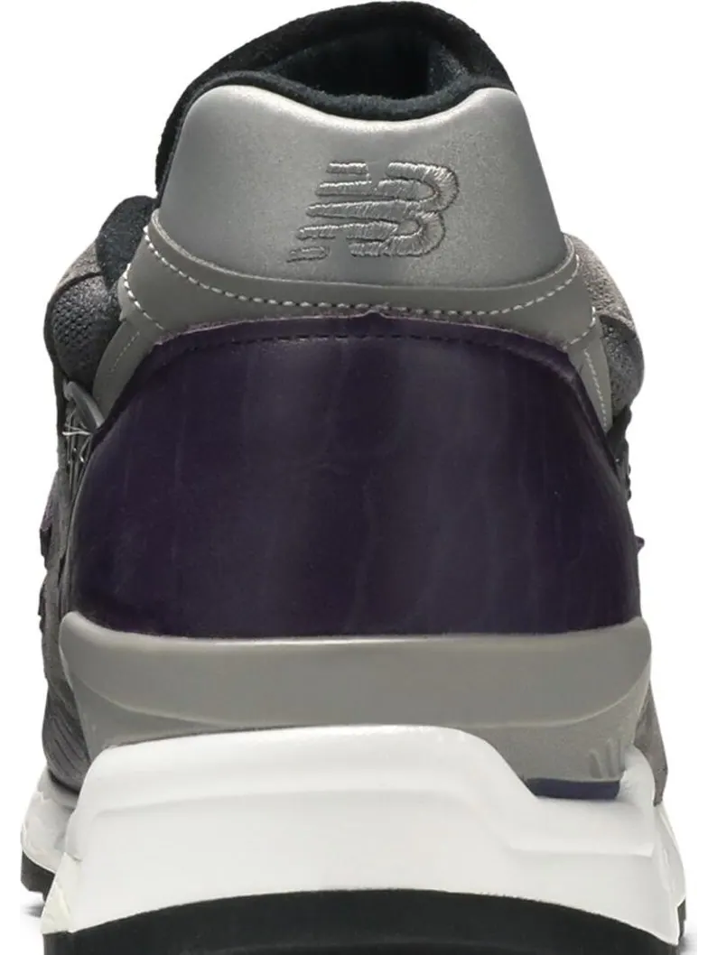 Кроссовки New Balance 998 Made in the USA 'Purple Croc' — изображение 7 из 8, фиолетовый
