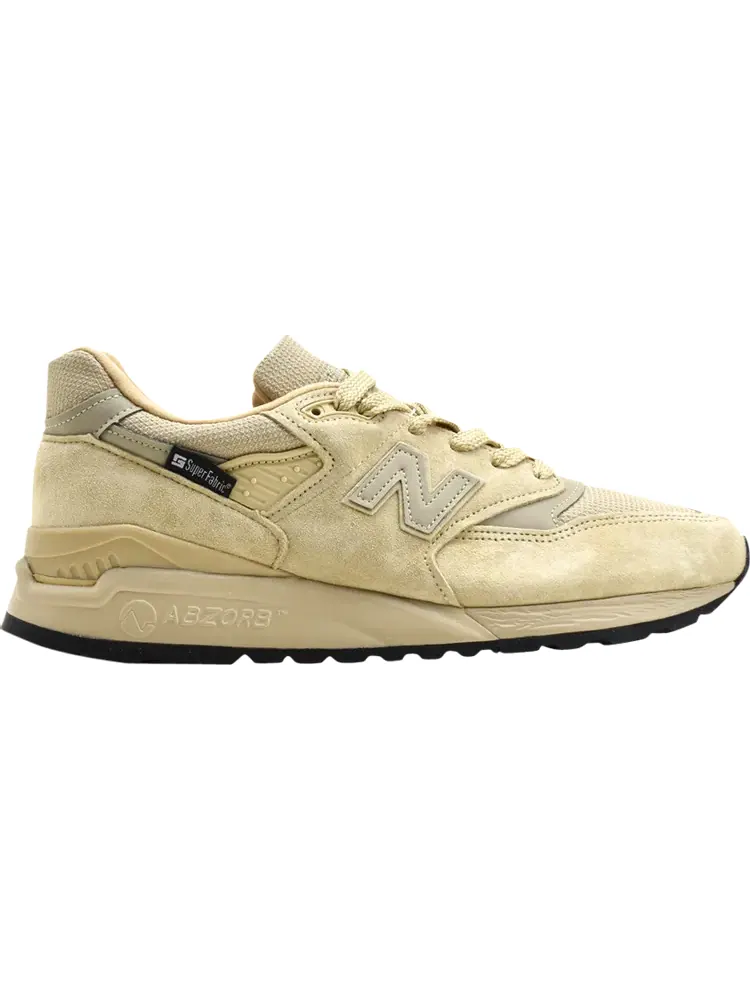 Кроссовки New Balance SuperFabric x 998 Made in USA 'Cream' — изображение 1 из 1, загар