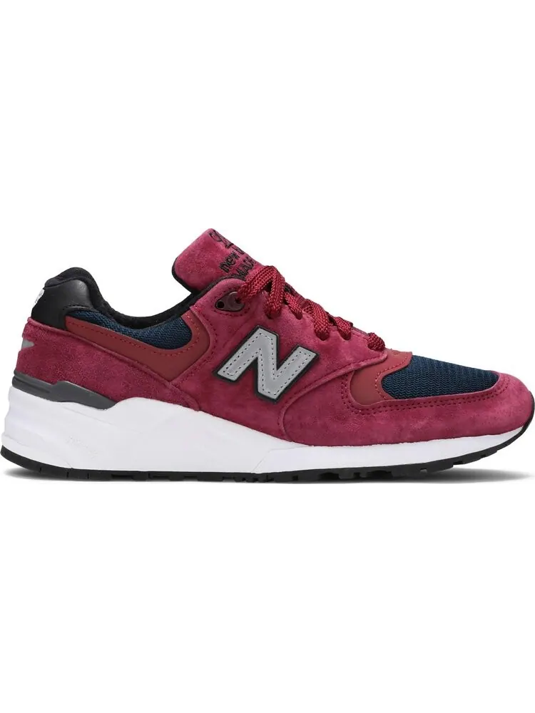 Кроссовки New Balance 999 Made in USA 'Burgundy Navy' — изображение 1 из 8, красный