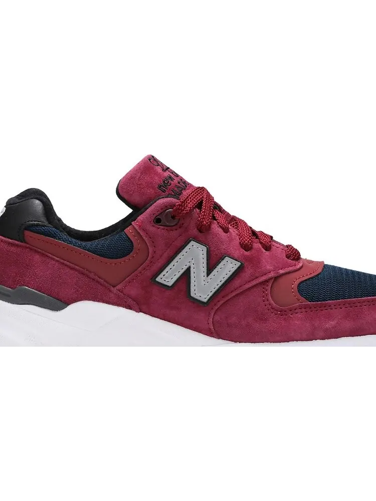Кроссовки New Balance 999 Made in USA 'Burgundy Navy' — изображение 2 из 8, красный
