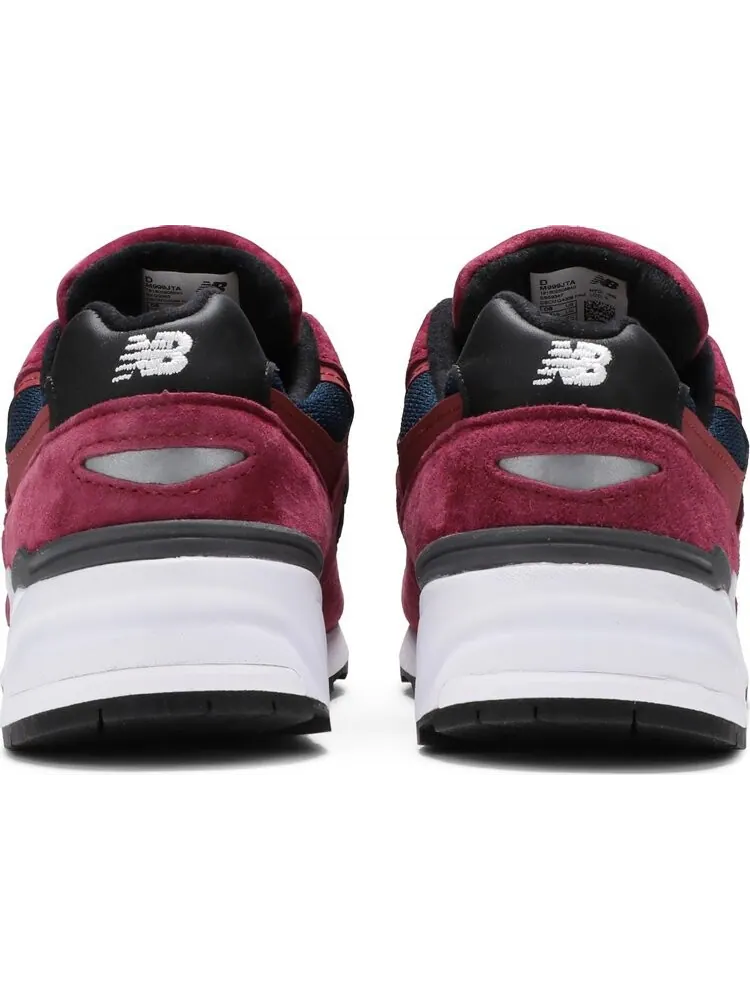 Кроссовки New Balance 999 Made in USA 'Burgundy Navy' — изображение 6 из 8, красный