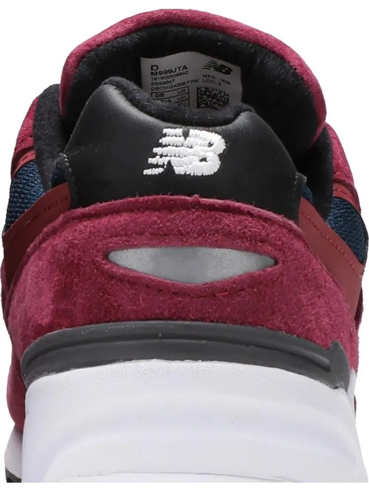 Кроссовки New Balance 999 Made in USA 'Burgundy Navy' — изображение 7 из 8, красный