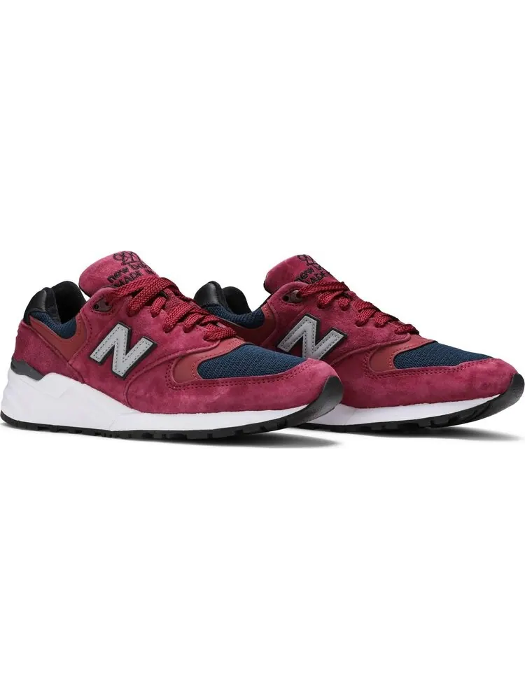 Кроссовки New Balance 999 Made in USA 'Burgundy Navy' — изображение 8 из 8, красный