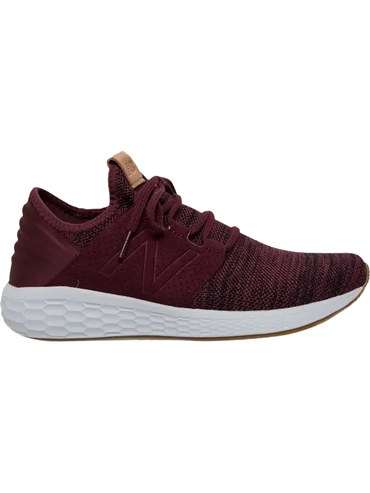 Кроссовки New Balance Fresh Foam Cruz v2 Knit 'Burgundy Black' — изображение 1 из 1, красный