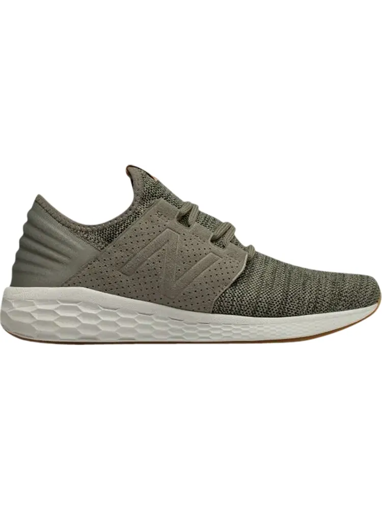 Кроссовки New Balance Fresh Foam Cruz v2 Knit 'Military Olive' — изображение 1 из 1, зеленый