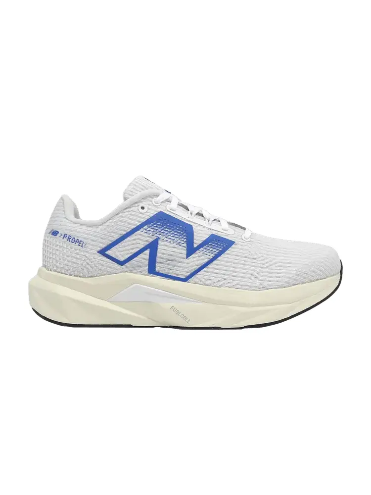 Кроссовки New Balance Fuelcell Propel V5 Wide 'White Blue' — изображение 1 из 1, белый