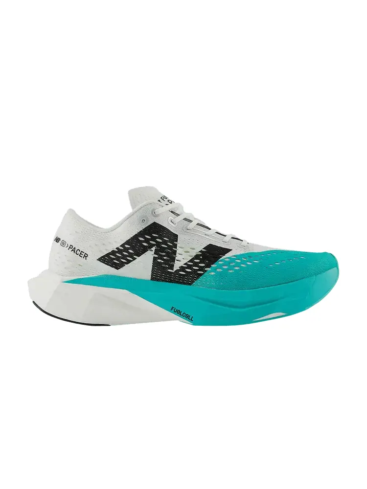 Кроссовки New Balance FuelCell SuperComp Pacer v2 'Cyber Jade' — изображение 1 из 1, белый/черный