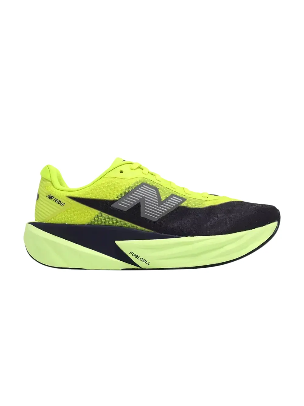 Кроссовки New Balance Fuelcell Rebel V4 2E Wide — изображение 1 из 1, желтый/черный