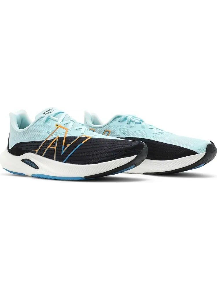 Кроссовки New Balance FuelCell Rebel v2 'Black Pale Blue' — изображение 8 из 8, синий