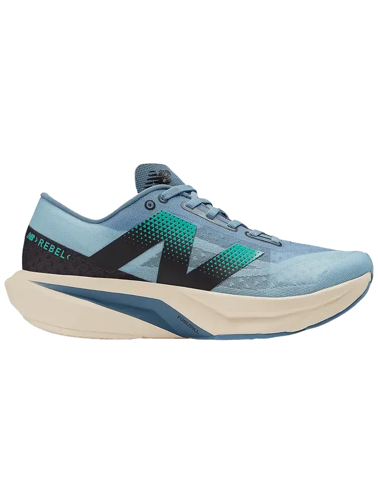 Кроссовки New Balance FuelCell Rebel v4 2E Wide 'Heron Blue Chrome Blue' — изображение 1 из 1, синий