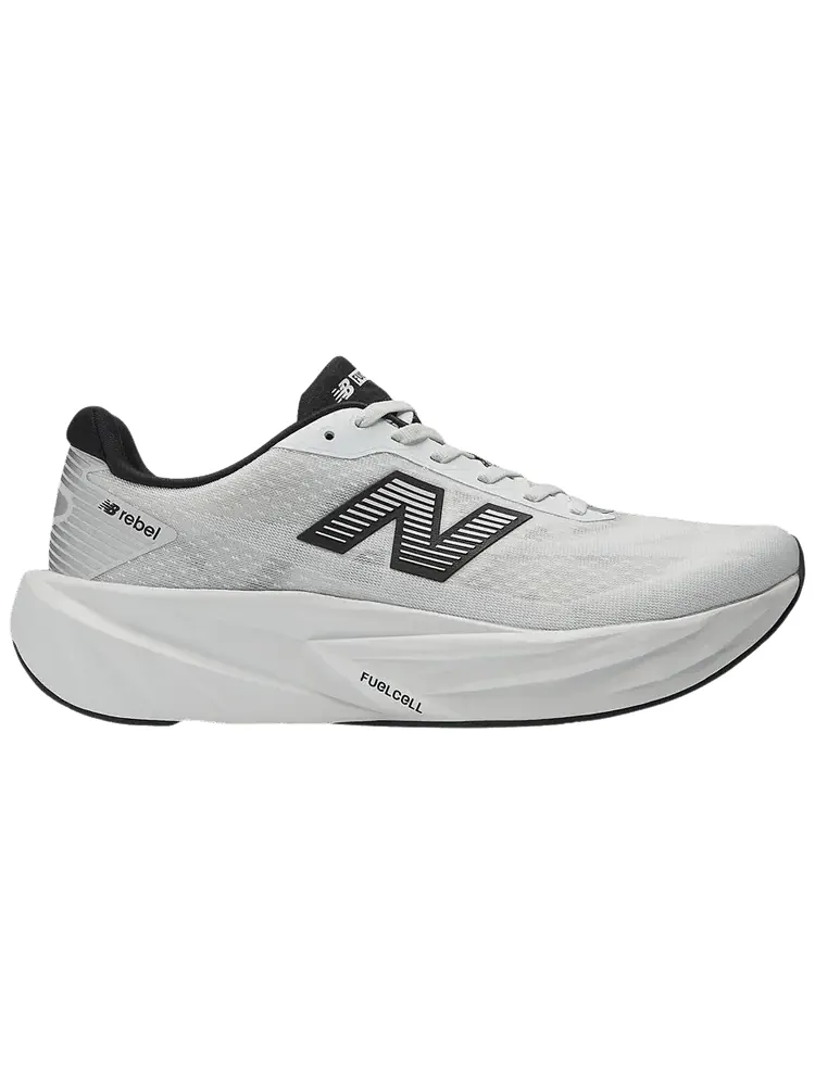 Кроссовки New Balance FuelCell Rebel v5 'White Black Silver Metallic' — изображение 1 из 1, белый