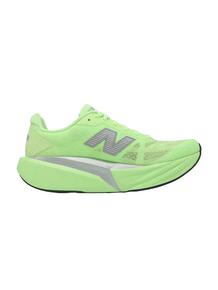 Кроссовки New Balance Fuelcell Rebel V5 Wide 'Mint Flash Lab Green Silver Metallic' — изображение 1 из 1, зеленый