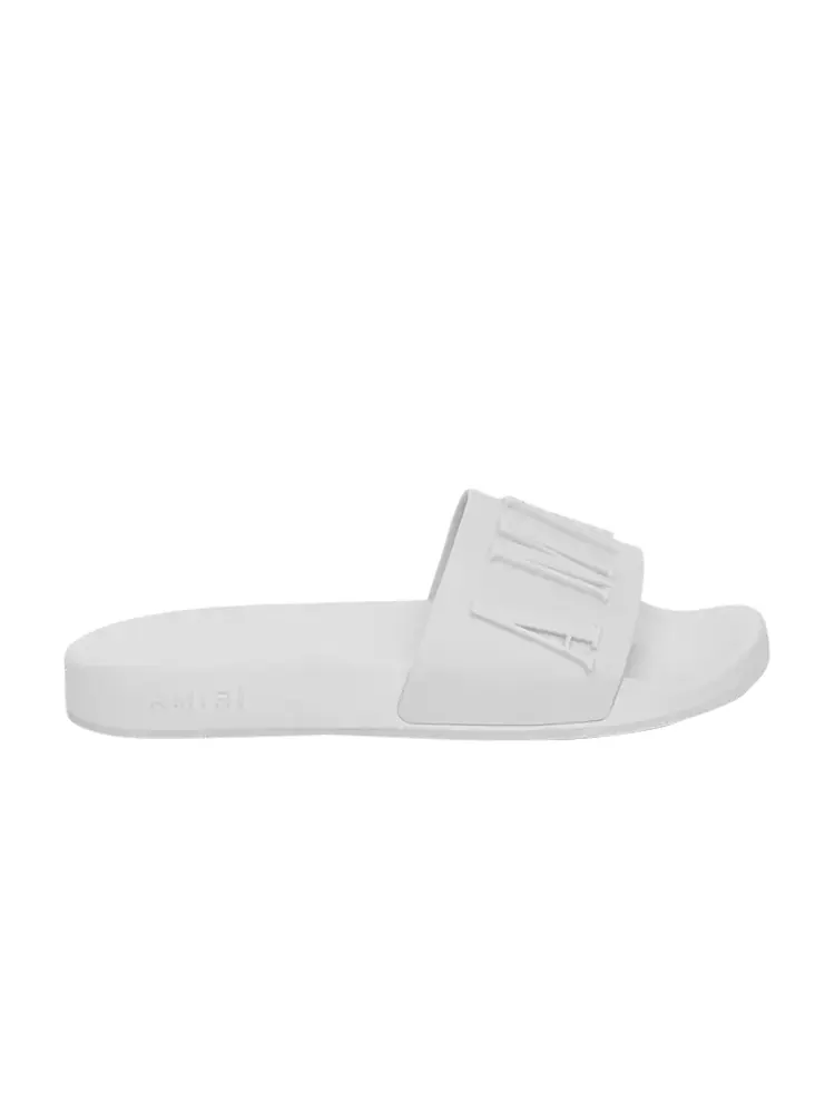 Кроссовки Amiri Logo Pool Slide White