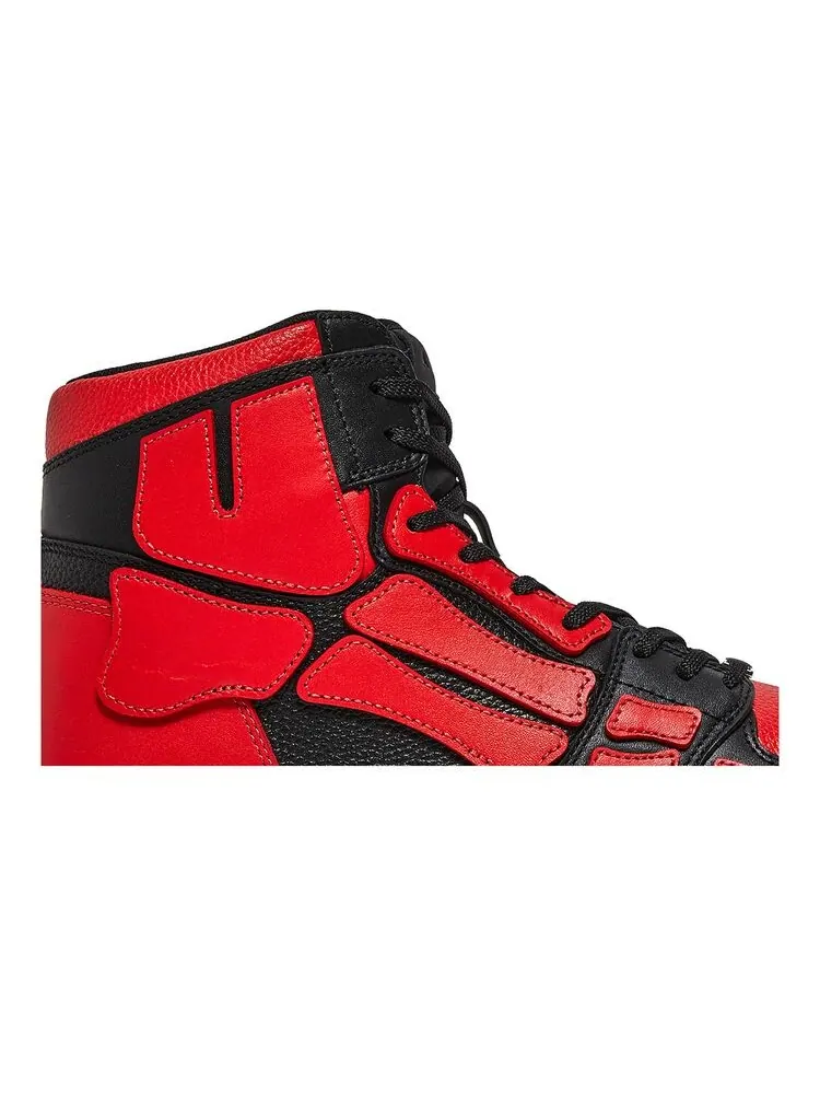 Кроссовки Amiri Skel Top High Black Red — изображение 2 из 6, черный красный