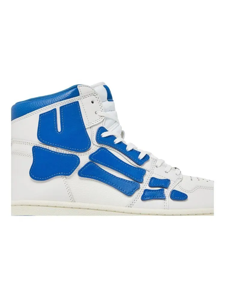 Кроссовки Amiri Skel Top High White Blue — изображение 2 из 6, белый синий