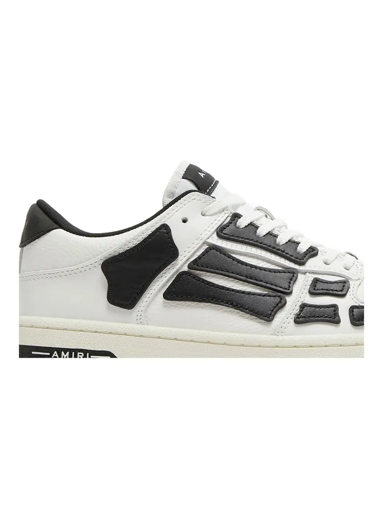 Кроссовки Amiri Skel Top Low 'White Black' — изображение 2 из 8, белый черный