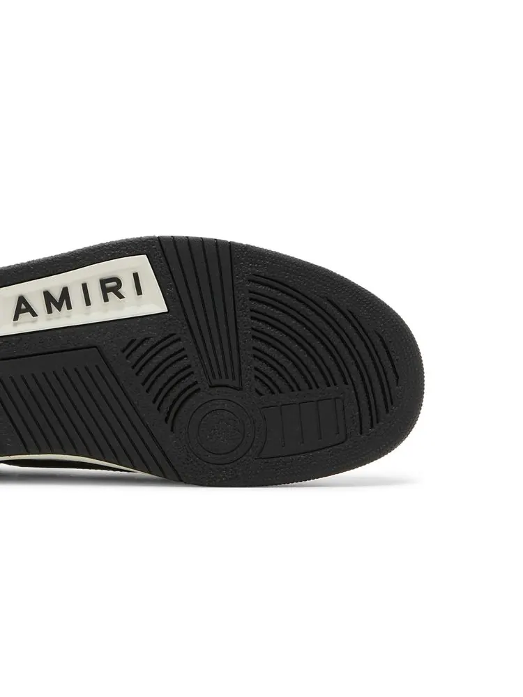 Кроссовки Amiri Skel Top Low 'White Black' — изображение 5 из 8, белый черный